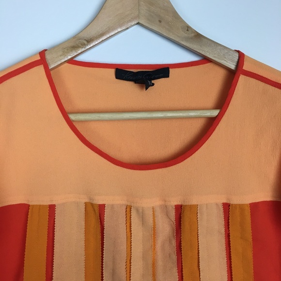 Kenneth Cole Orange Top - Picture 2 of 7